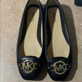 Michael Kors Shoes | Michael Kors - Kors - Ballet Flat | Color: Black/Gold | Size: 8