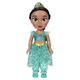 Disney Princess Jasmin Puppe 35cm, reflektierende Glitzeraugen, bewegliche Gelenke, ausziehbares Outfit, Schuhe, Krone, langes geflochtenes Haar, für Mädchen ab 3 Jahren
