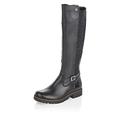 Rieker Women Boots 78592, Ladies Winter Boots,Winter Boots,Outdoor Shoes,Warm,Black (Schwarz / 00),37 EU / 4 UK