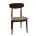 Corrigan Studio® Tylor Side Chair Wood/Upholstered in Gray/Brown | 33 H x 19.75 W x 18 D in | Wayfair 011D5B0CD90946D39CAFA46A5A259D4F