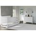 Graco Hadley 5-in-1 Convertible Crib & Changer w/ Storage Wood in White | 39.76 H x 29.92 W in | Wayfair 04586-701