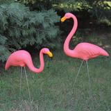 Northlight Seasonal Tropical Flamingo Outdoor Lawn Stakes 33" Resin/Plastic in Pink | 33 H x 17.75 W x 3.75 D in | Wayfair NORTHLIGHT JM28227