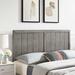 Robbie Wood Headboard by Modway Wood in Gray/Brown | 22.5 H x 38 W x 0.5 D in | Wayfair MOD-6216-GRY