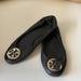 Tory Burch Shoes | Classic Tory Burch Ballet Slipper Flats! Black And Silver | Color: Black | Size: 7.5