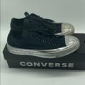 Converse Shoes | Converse Chuck Taylor All Star Unisex Size 6 Women | Color: Black/Silver | Size: 6