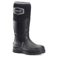 Carolina Graupel 16" Steel Toe Rubber Boot - Mens 12 Black Boot D