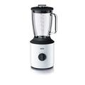 Braun Household PowerBlend 3 JB 3150 WH Standmixer - 1,5 l Glas-Mixaufsatz, Küchenhelfer zum Zerkleinern, Pürieren & Mixen, 800 Watt, Weiß