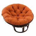 World Menagerie Indoor Lounge Outdoor Chair Cushion Polyester/Cotton Blend in Orange/Red/Brown | 7 H x 52 W in | Wayfair WLDM2618 37934854