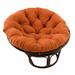 World Menagerie Indoor Lounge Outdoor Chair Cushion Polyester/Cotton Blend in Orange/Red/Brown | 7 H x 52 W in | Wayfair WLDM2618 37934854