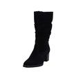 Gabor Ramona Calf-Length Boots 7 UK Black Suede