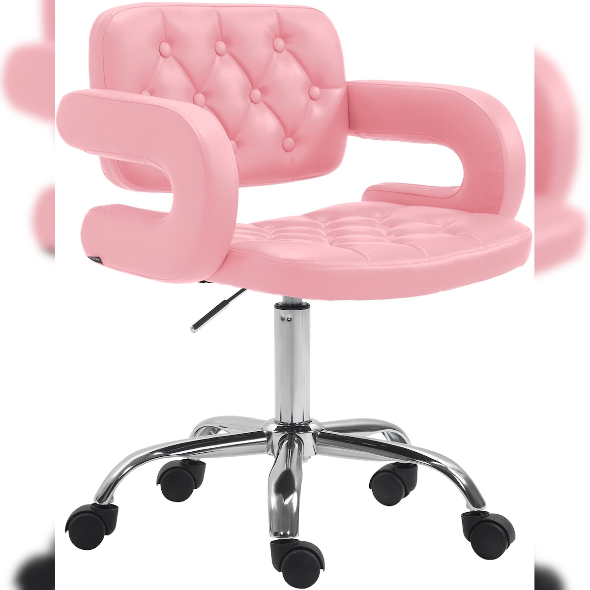 CLP Arbeitshocker Dublin Kunstleder pink Image