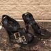 Jessica Simpson Shoes | New! Jessica Simpson Black Heel Heels | Color: Black/Gold | Size: 6