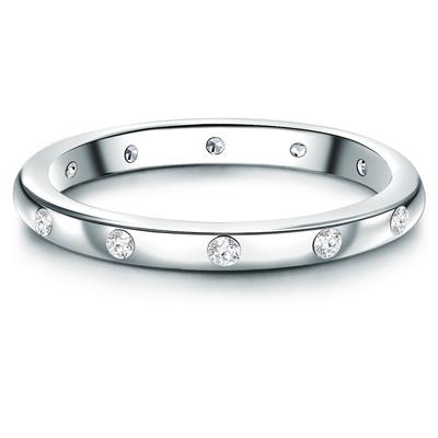 Trilani Ring Sterling Silber Zirkonia in 56 Damen Image