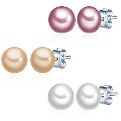 Valero Pearls - Schmuck-Set 925er Silber Ohrringe Damen