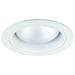 Nicor 04885 - 6" White Baffle Trim (6" Cone Baffle (17548A))