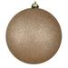 Vickerman 666432 - 4.8" Oat Glitter Ball Christmas Christmas Tree Ornament (4 Pack) (N591243DG)