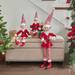 21"H Posable Christmas Elf by BrylaneHome in Red White Christmas Decoration