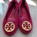 Tory Burch Shoes | Brand New Tory Burch Reva Fuschia Suede Size 6 | Color: Pink | Size: 6
