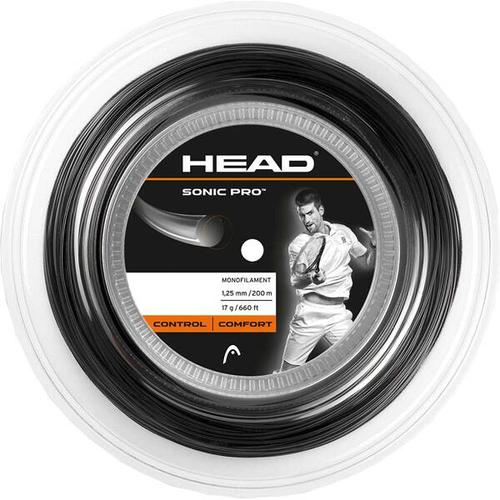 HEAD Tennissaiten Sonic Pro – 1.25 mm, Größe Onesize in Schwarz