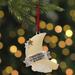 Northlight Seasonal 3.25" "I Love You to the Moon & Back" Ornament w/ European Crystals Metal in Yellow | 3.25 H x 0.13 W x 2.75 D in | Wayfair