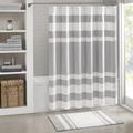 Brayden Studio® Amour Spa Waffle Cotton Jacquard Antimicrobial Bath Towel 6 Piece Set 100% Cotton in Gray | 28 W in | Wayfair