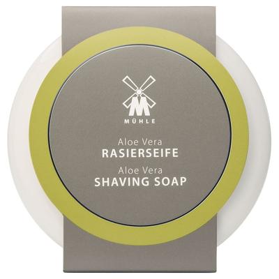 Mühle Rasierseife Aloe Vera in Porzellanschale Herren