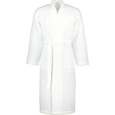 Vossen - Vossen Bademäntel unisex Kimono Wellington-L weiß - 0300 1 ct Weiss