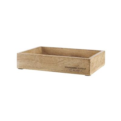 BUTLERS - STANDARD SUPPLY Holzkasten rechteckig L 25 x B 18cm Körbe & Aufbewahrung 1 ct