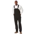 Men's Big & Tall Boulder Creek™ Denim Overalls by Boulder Creek in Black Denim (Size 44 38)