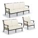 Carlisle Seating Replacement Cushions - Double Chaise, Pattern, Coachella Taupe Double Chaise, Standard - Frontgate
