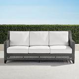 Graham Sofa with Cushions - Cara Stripe Air Blue - Frontgate