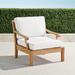 Cassara Lounge Chair with Cushions in Natural Finish - Moss, Standard - Frontgate