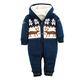 Comcrib Baby Sweater Newborn Hooded Romper Cotton Thickenen Jumpsuit Outerwear Cute Outfits