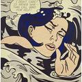 Roy Lichtenstein Drowning Girl - Film Movie Poster - Best Print Art Reproduction Quality Wall Decoration Gift - A0Canvas (40/30 inch) - (102/76 cm) - Stretched, Ready to Hang