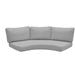 River Brook Indoor/Outdoor 2 Piece Replacement Cushion Set 6.0 H x 28.0 W x 28.0 D in grayAcrylic kathy ireland Homes & Gardens by TK Classics | Wayfair