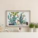 Foundry Select Tender Plants by Parvez Taj - Picture Frame Painting Print on Paper in Brown/Green/White | 12 H x 18 W x 1.5 D in | Wayfair