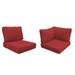 Highland Dunes High Back 5 Piece Indoor/Outdoor Cushion Cover Set Acrylic, Terracotta in Red/Brown | Wayfair C3C01720385F4863BBAA428DBE50B29C