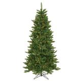 The Twillery Co.® Pelton Fir Trees Artificial Christmas Tree w/ LED Multicolored Lights in Green | 78 H x 41 W in | Wayfair HLDY4105 32576613