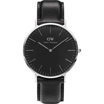 Daniel Wellington - Classic Schwarz Sheffield Herrenuhren 1 ct Schwarz