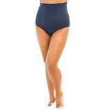 Plus Size Women's High-Waist Swim Brief with Tummy Control by Swim 365 in Navy (Size 24) Swimsuit Bottoms