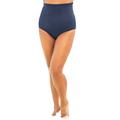 Plus Size Women's High-Waist Swim Brief with Tummy Control by Swim 365 in Navy (Size 24) Swimsuit Bottoms