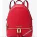 Michael Kors Bags | Michael Kors Rhea Small Backpack | Color: Gold/Red | Size: 10" W X 11-3/4" H X 4-1/2" D