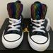 Converse Shoes | Girls Converse Rainbow Star Sneakers | Color: Black | Size: 13g