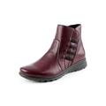 Avena Damen Stiefel Rot einfarbig