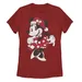 Juniors' Disney's Minnie Mouse Classic Christmas Portrait Tee, Girl's, Size: XXL, Red