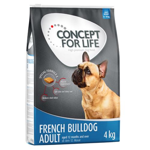 2x4 kg Französische Bulldogge Adult Concept for Life Hundefutter trocken