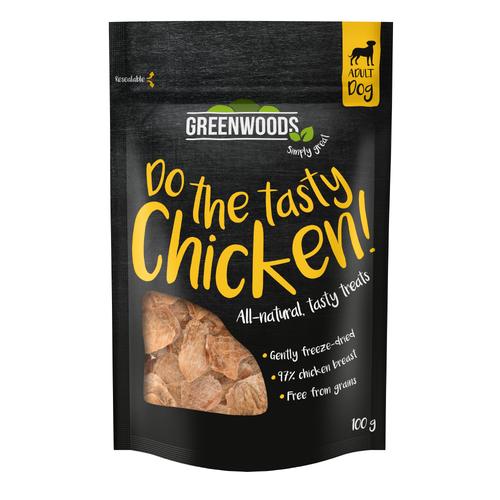 5 x 100 g Nuggets Huhn Greenwoods Hundesnack Sparpaket