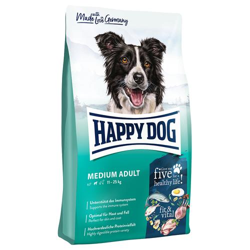 12 kg Medium Adult Happy Dog Supreme Fit & Vital Hundefutter trocken