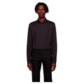 BOSS Mens Pado 11 Interlock-Cotton Polo Shirt with Embroidered Logo Black