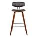 AllModern Payton Vegan Leather Bar & Counter Stool Faux leather in White/Brown | 34 H x 26 W x 14 D in | Wayfair C8C39F6742BA4DE8AEEA77419A6E83C0